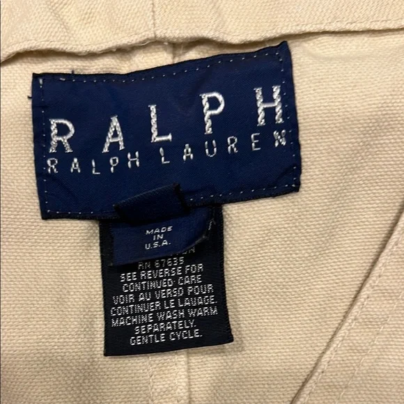 VINTAGE Ralph Lauren Beige Utility Vest - Picture 2 of 4